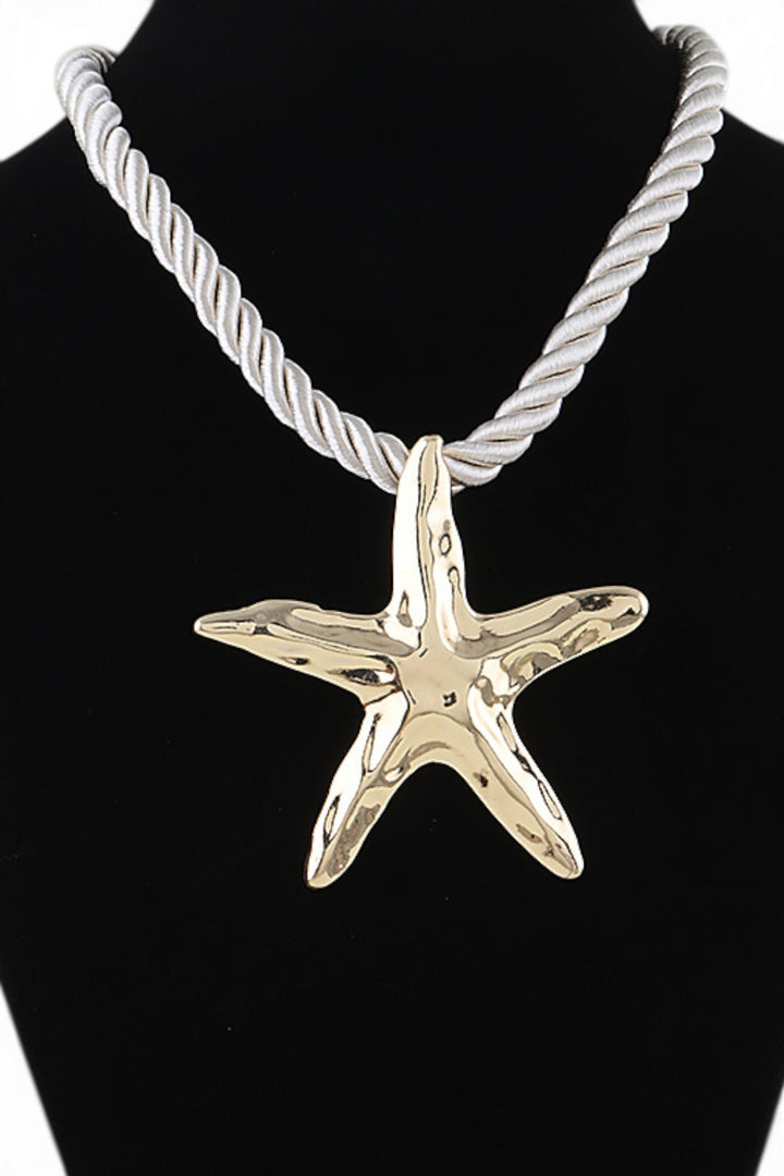 The Starfish Rope Cord Necklace