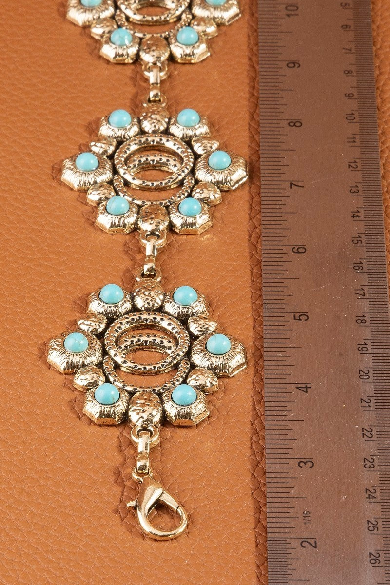 The Turquoise Bloom Belt