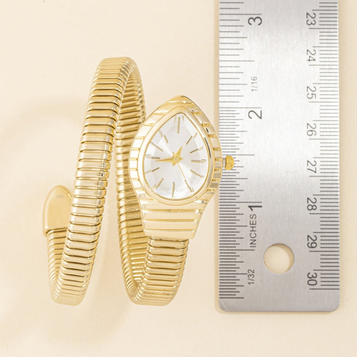 Serpent Coil Wrap Bracelet Watch