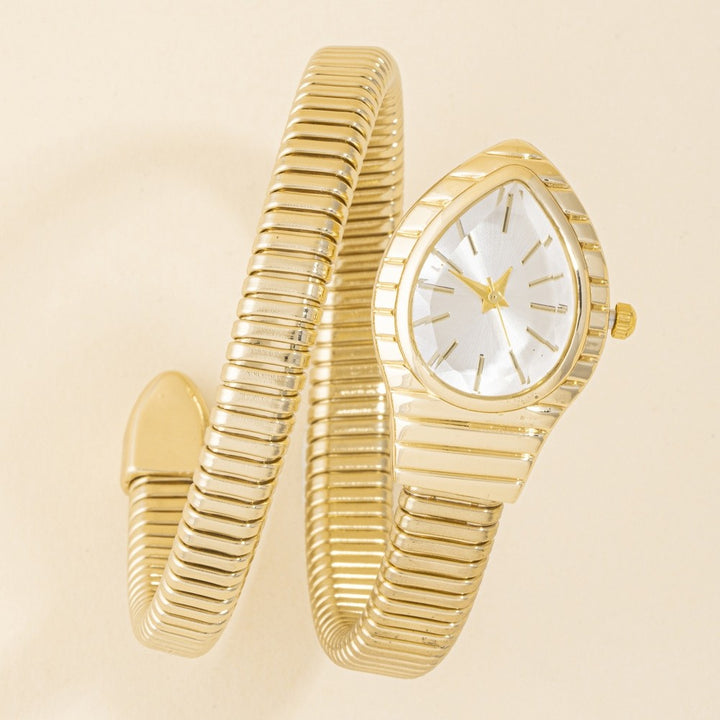 Serpent Coil Wrap Bracelet Watch