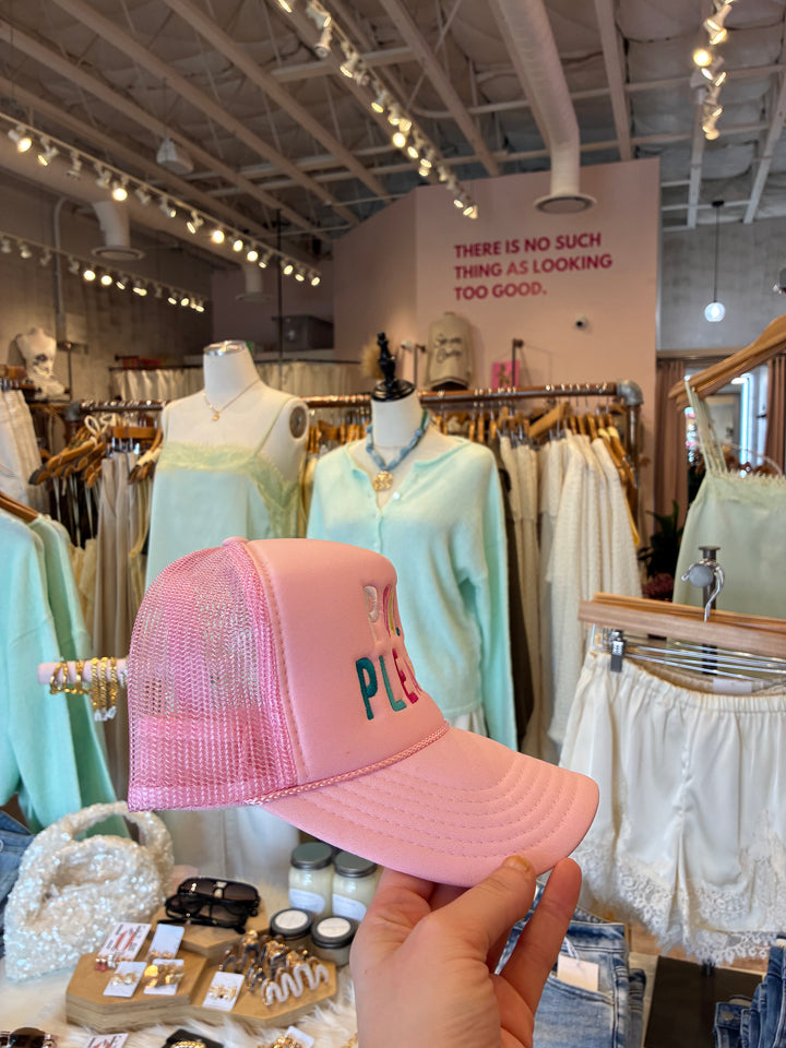 POOL PLEASE TRUCKER HAT