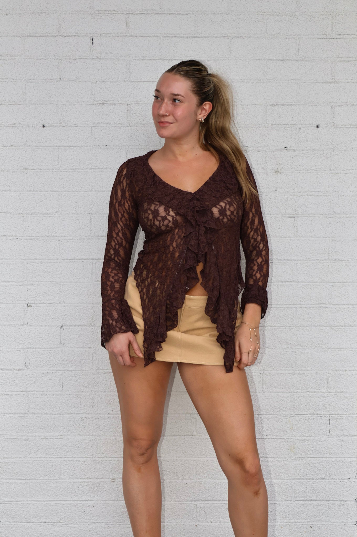 JADEA RUFFLE TOP