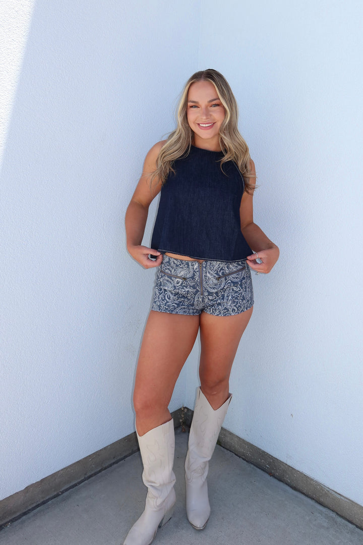 The Dawn Paisley Shorts