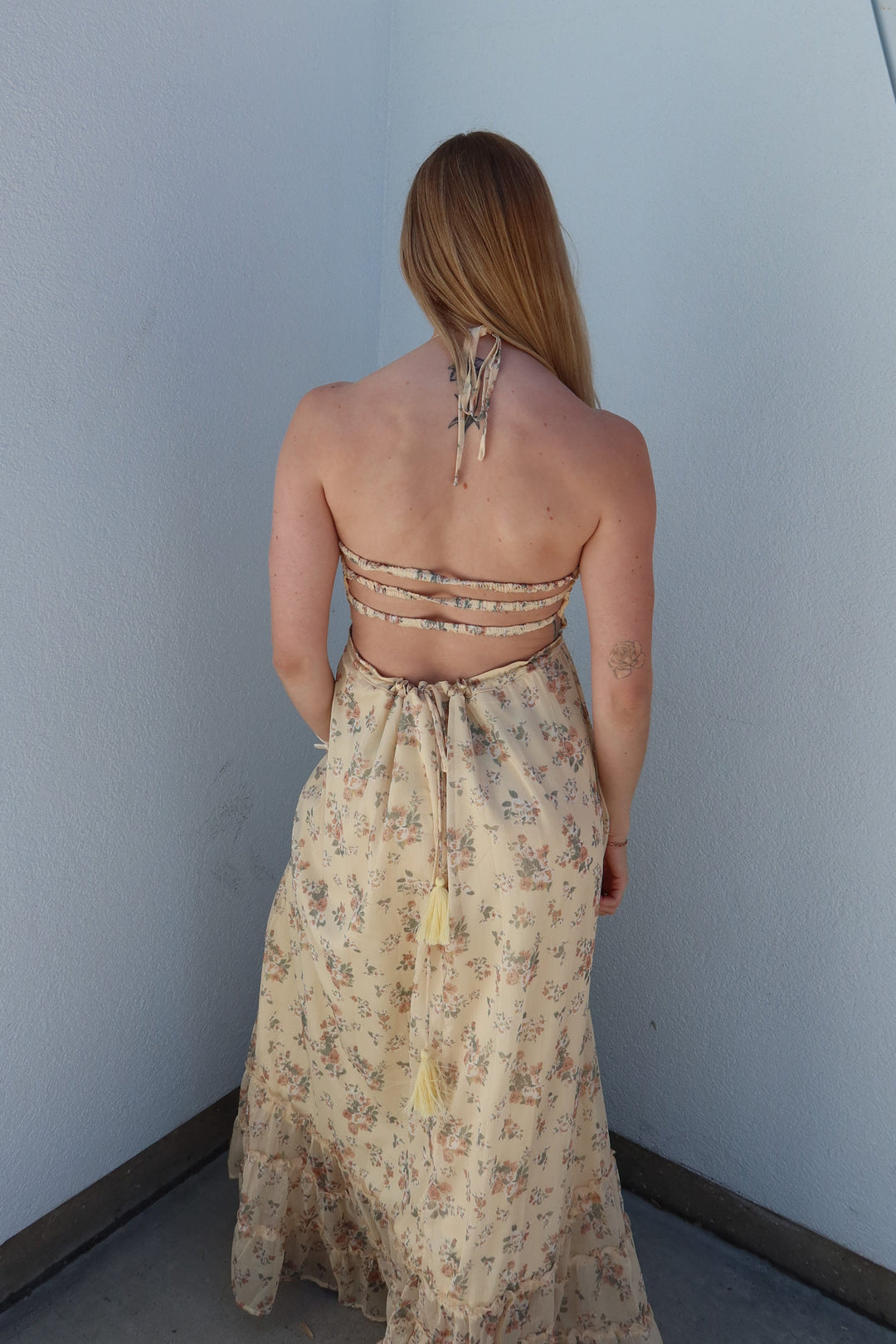 Jones Floral Smocked Maxi Dress