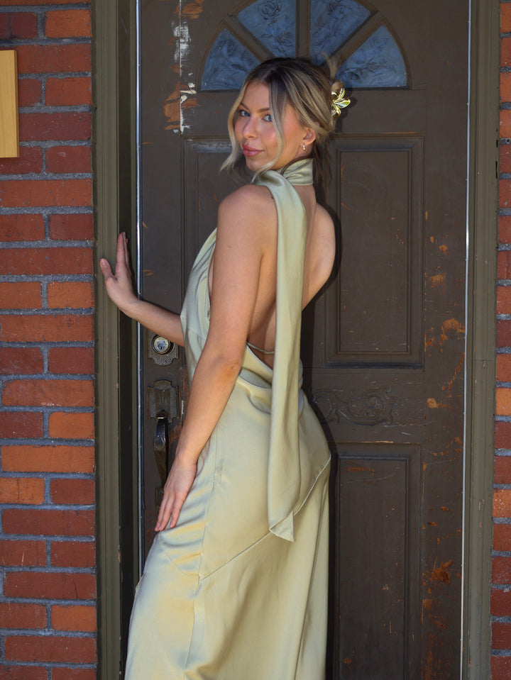 SELENE SATIN MAXI DRESS