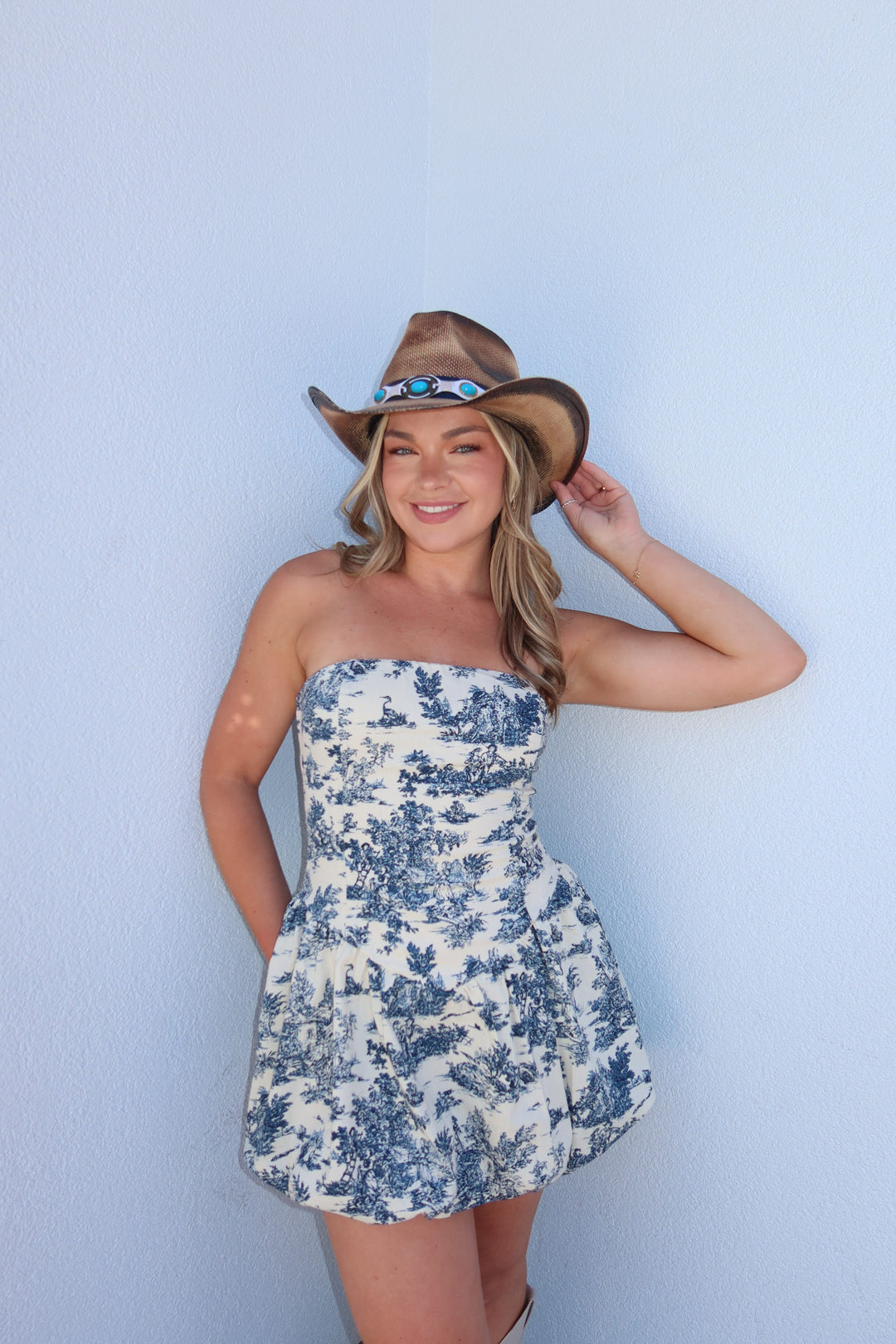 The Madison Toile Bubble Dress
