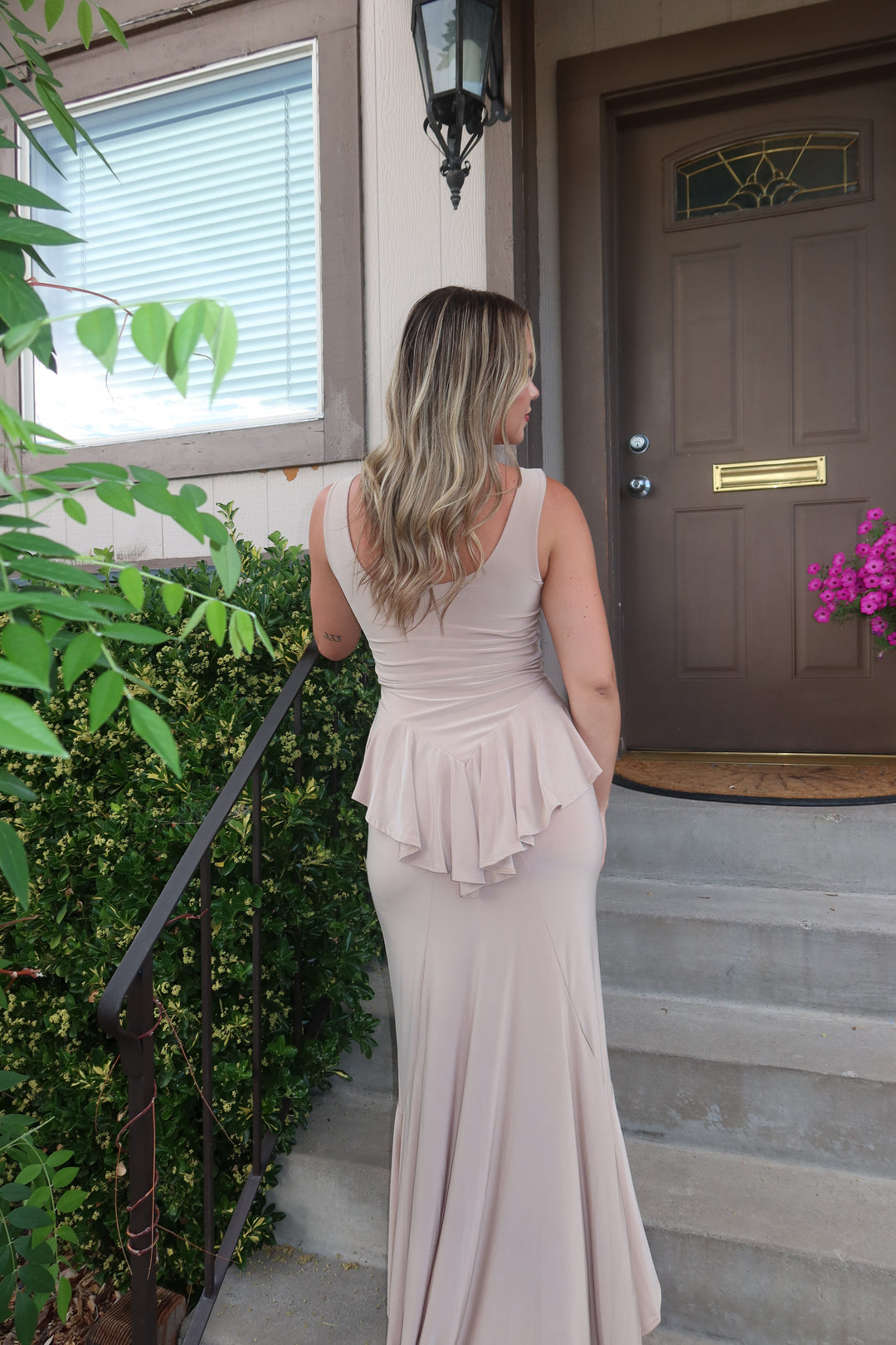 The Cascade Ruffle Gown