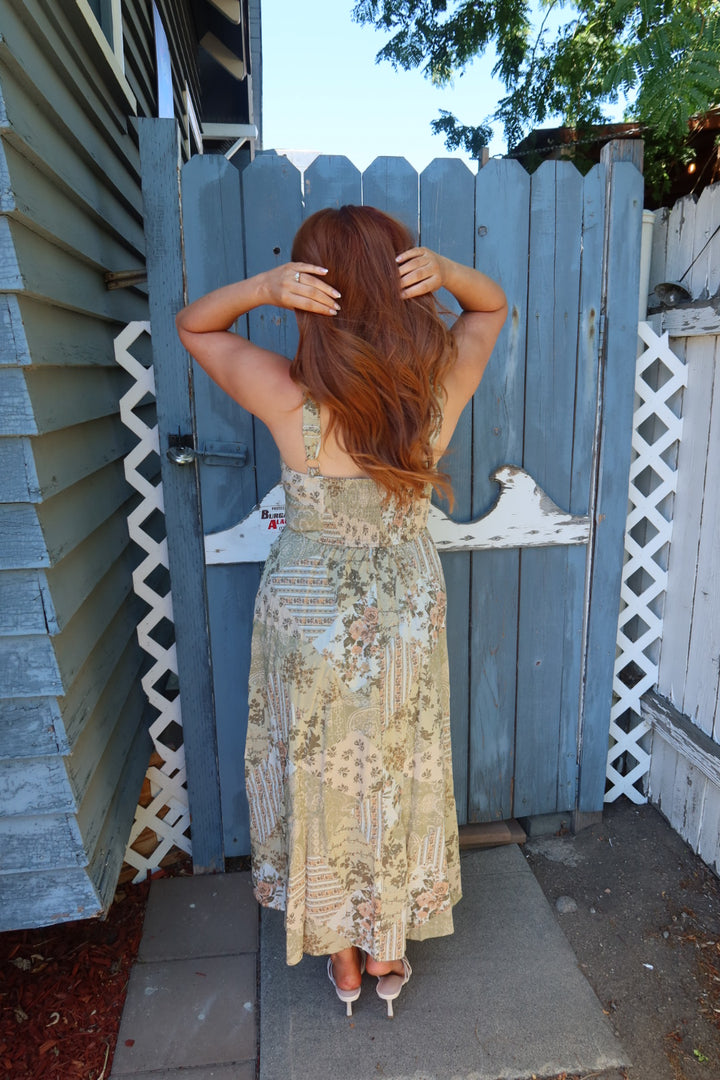 The Renaissance Corset Midi Dress