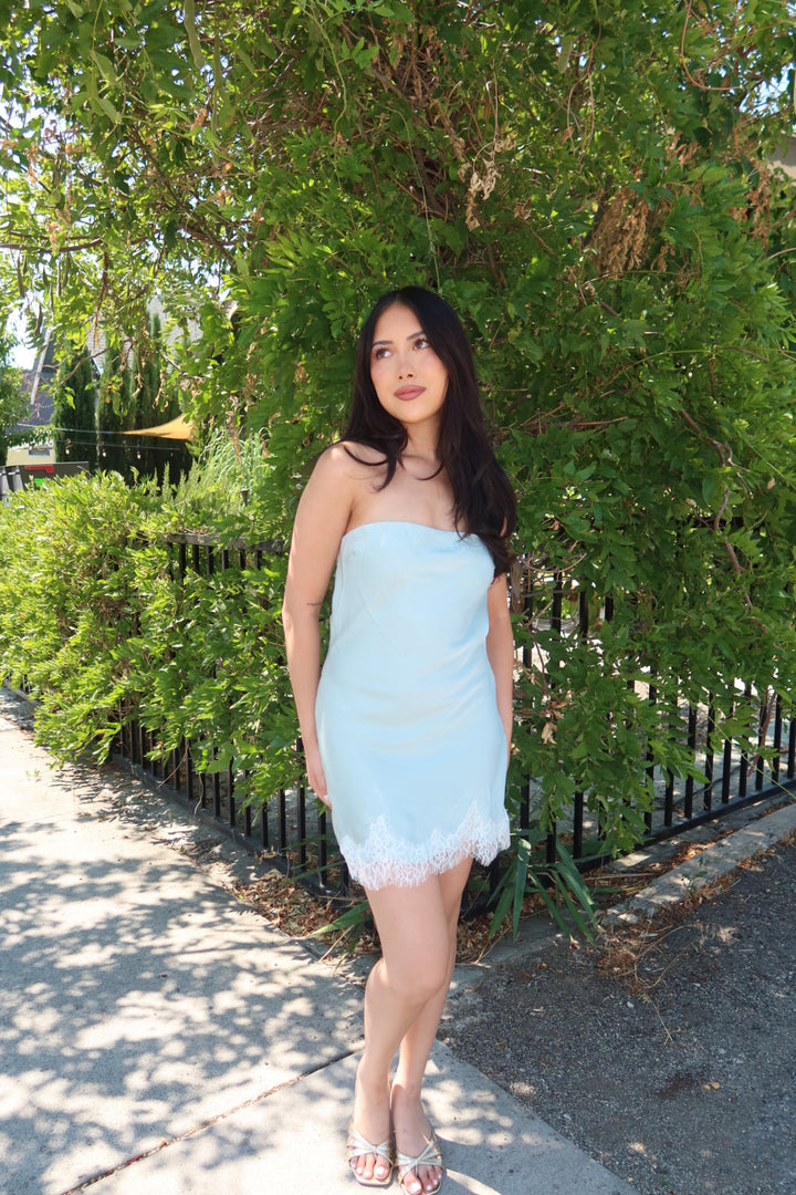 The Ellison Satin Mini Dress