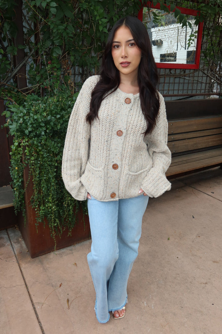 Mistee Chunky Knit Cardigan