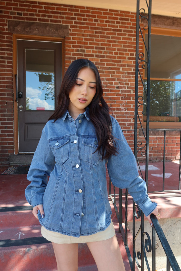 Darla Tailored Denim Jacket