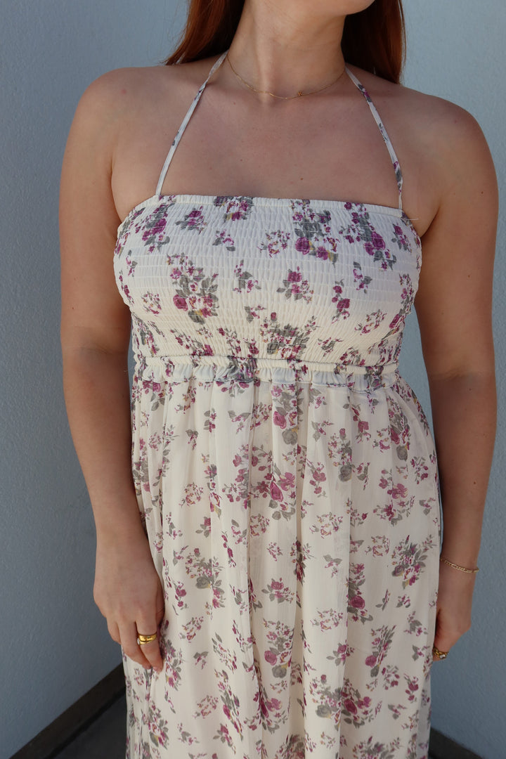 Jones Floral Smocked Maxi Dress