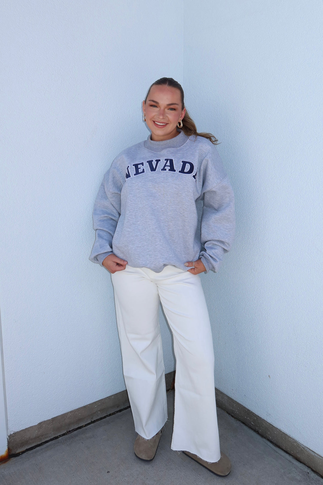 NEVADA MOCKNECK SWEATSHIRT