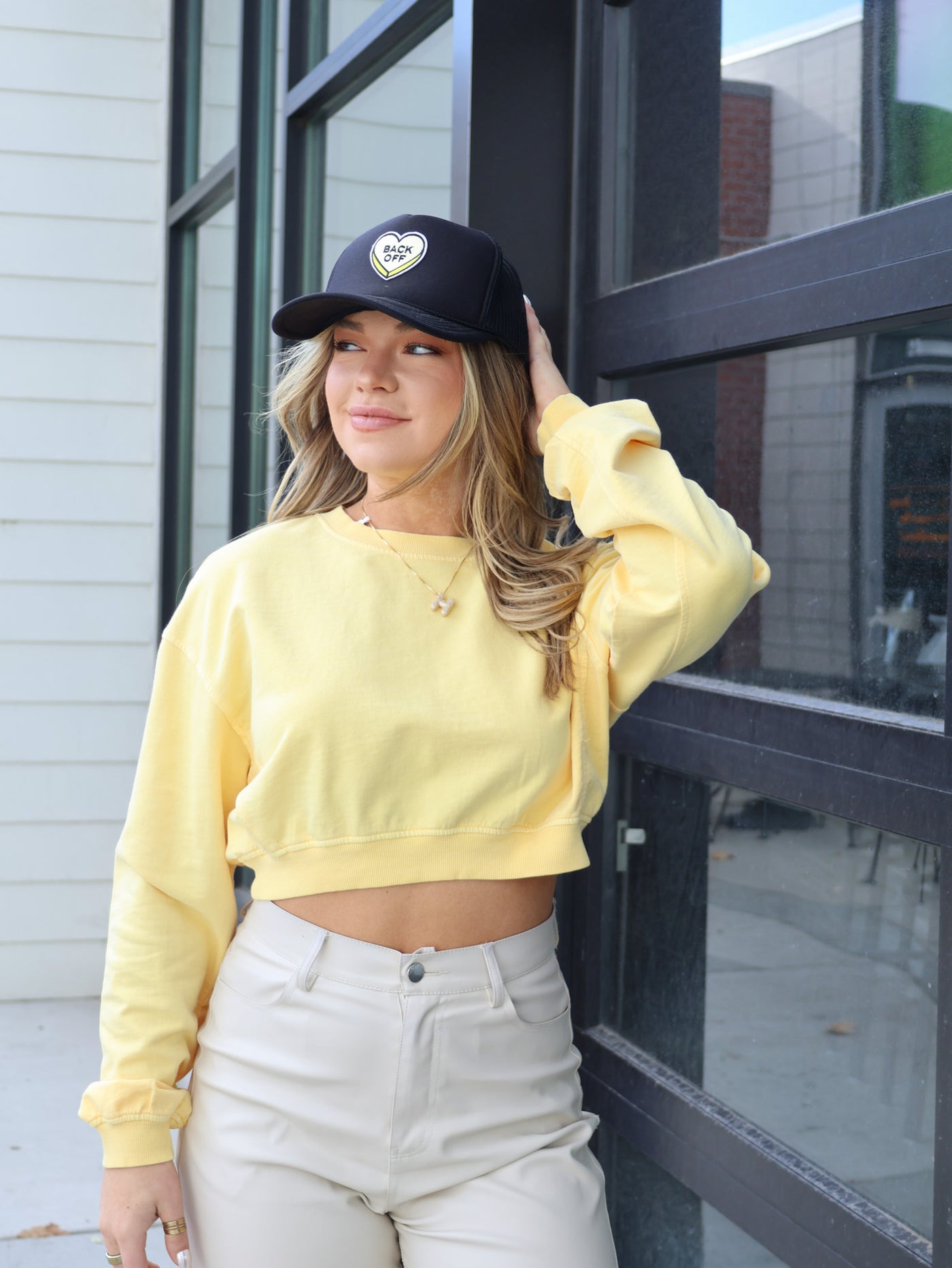 CLAUDIA CROPPED SWEATSHIRT