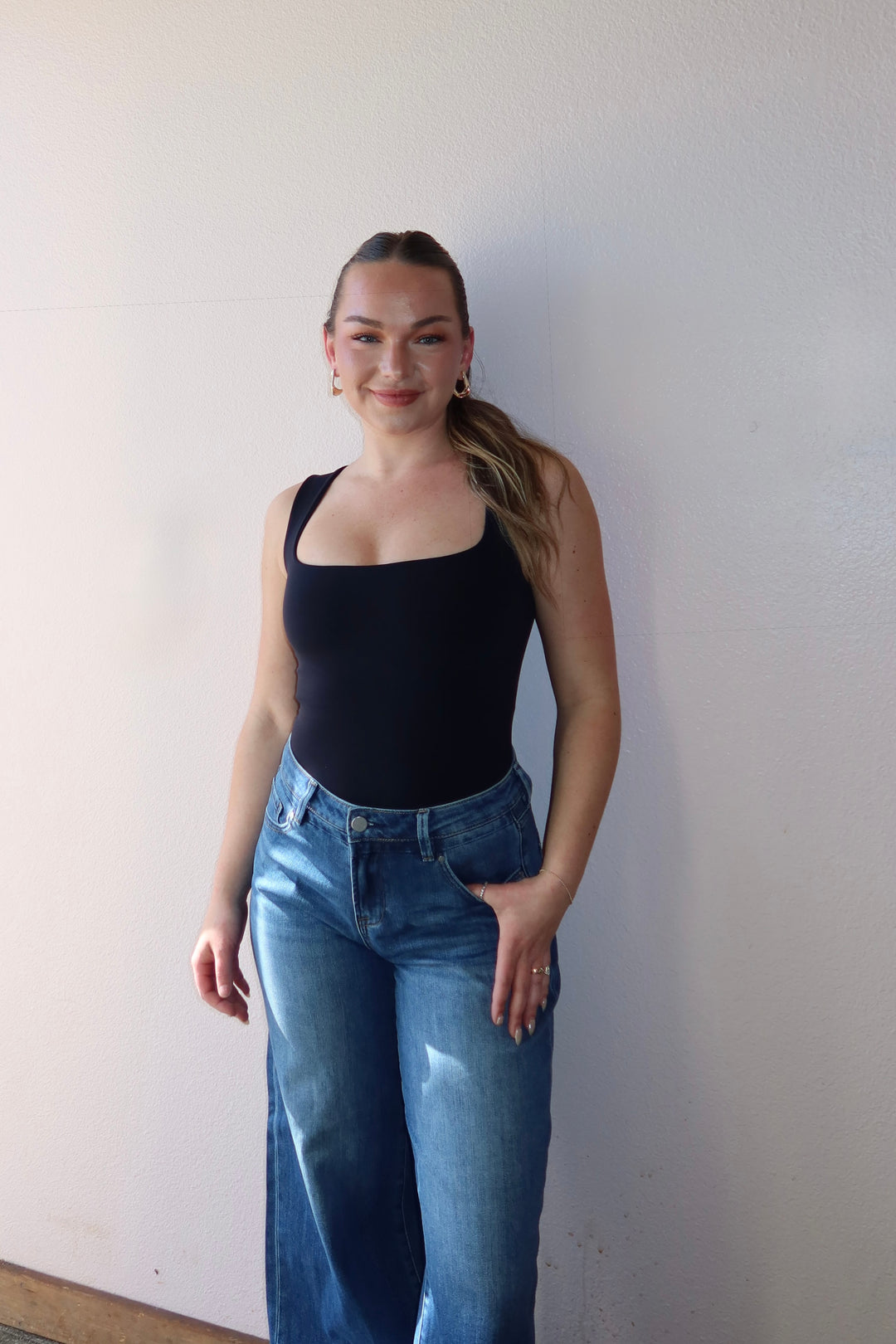 SQUARE NECK TANK BODYSUIT