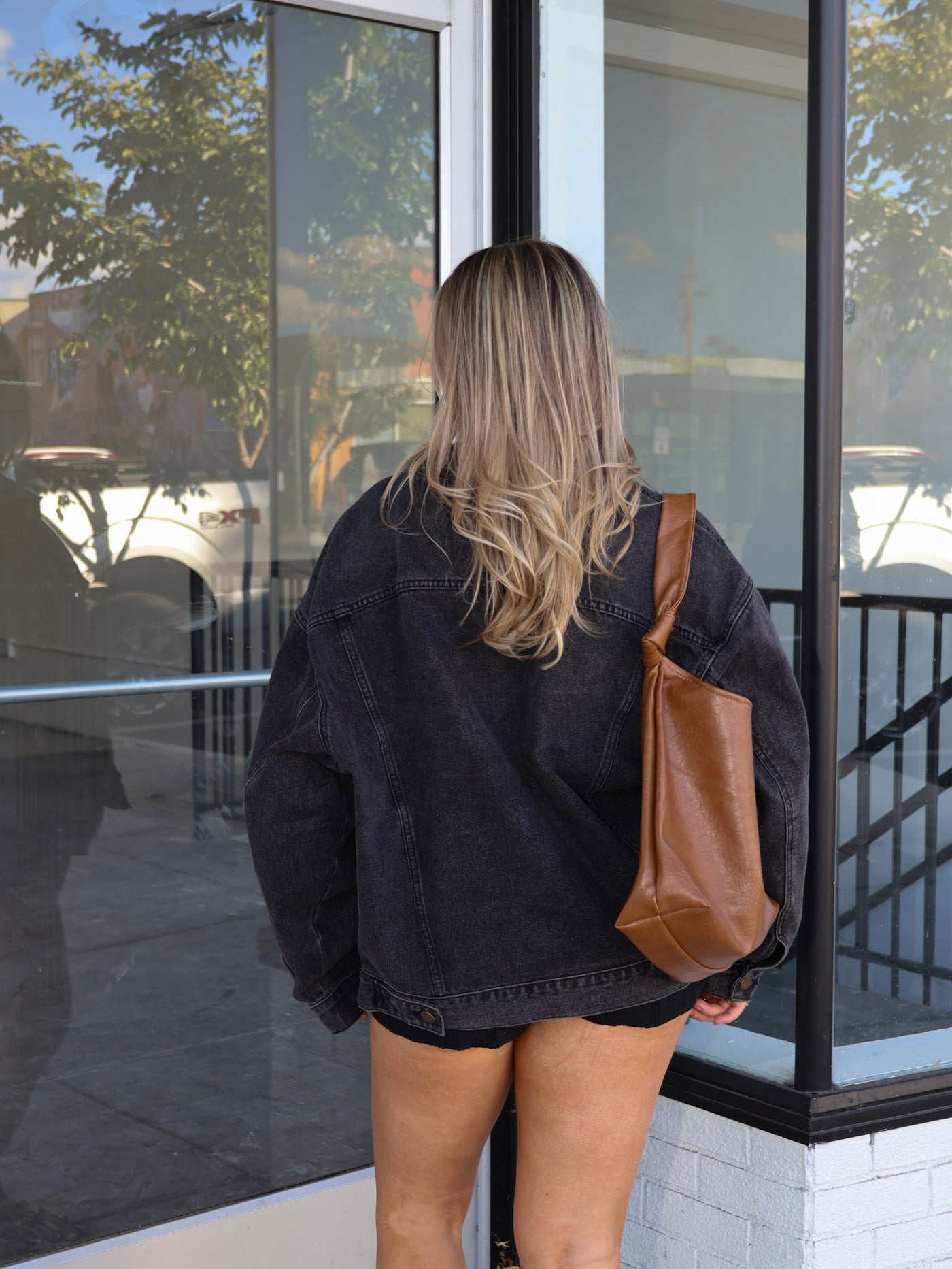 KELLAR DENIM JACKET - BLACK