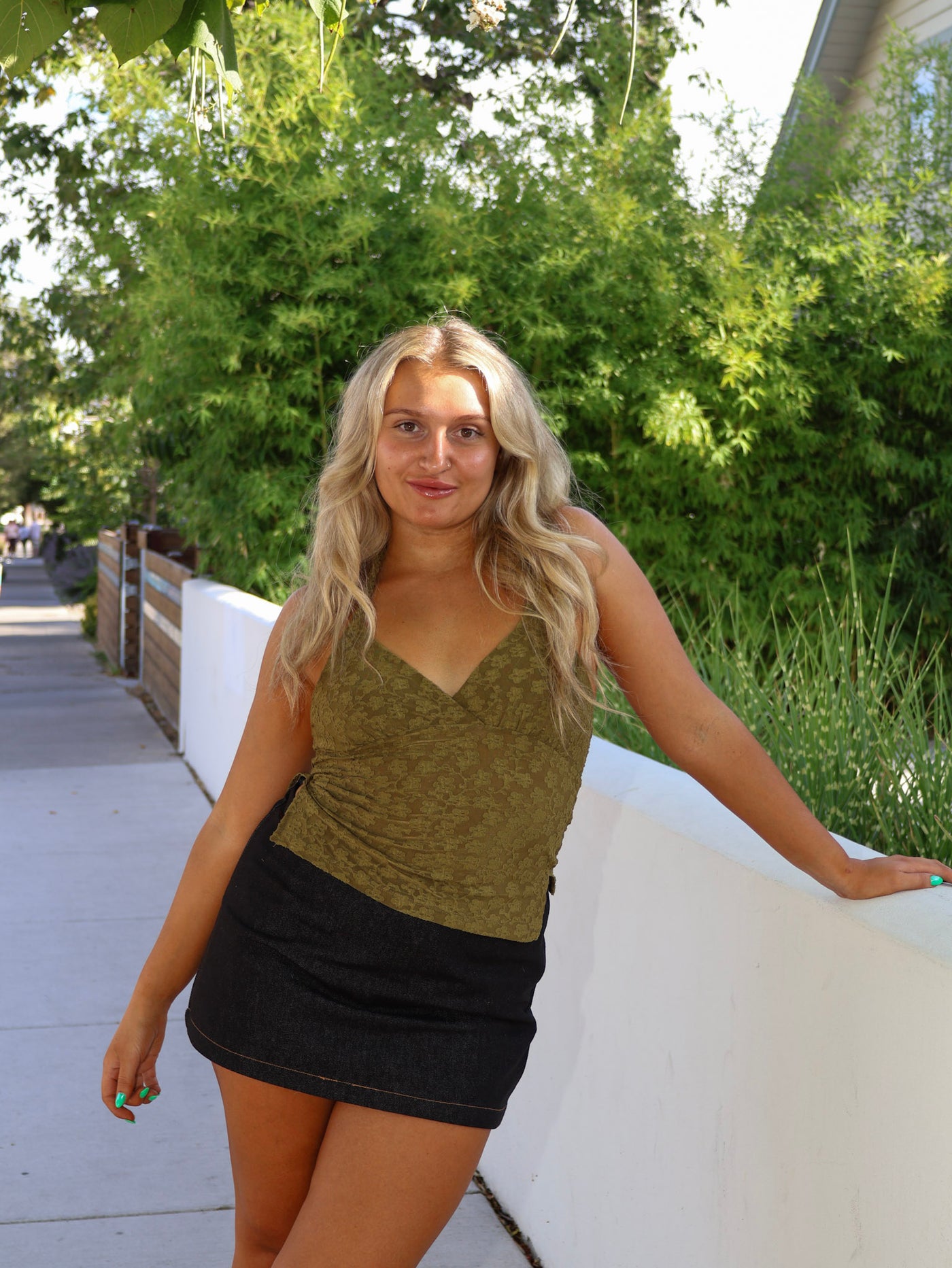 MAEVE DENIM MINI SKORT