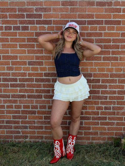 HOT ROD DENIM TOP