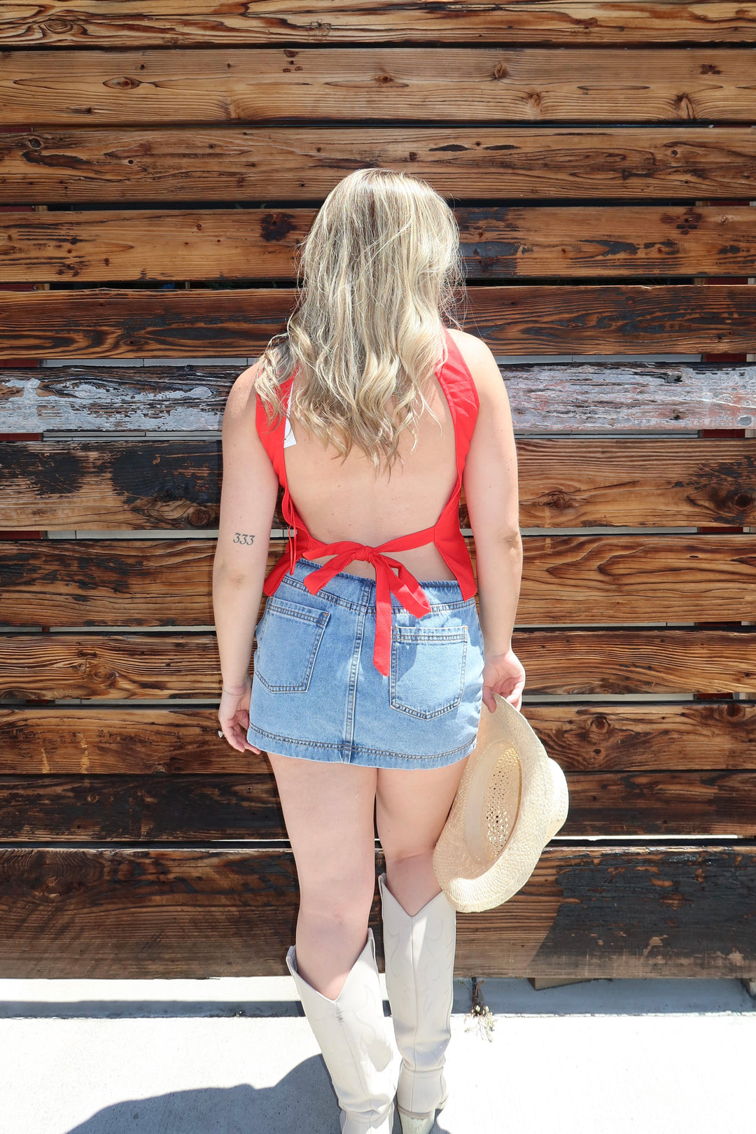 Chase Open Back Top