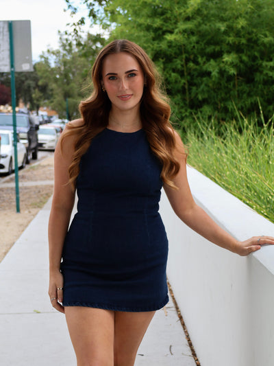 NICOLETTA DENIM DRESS