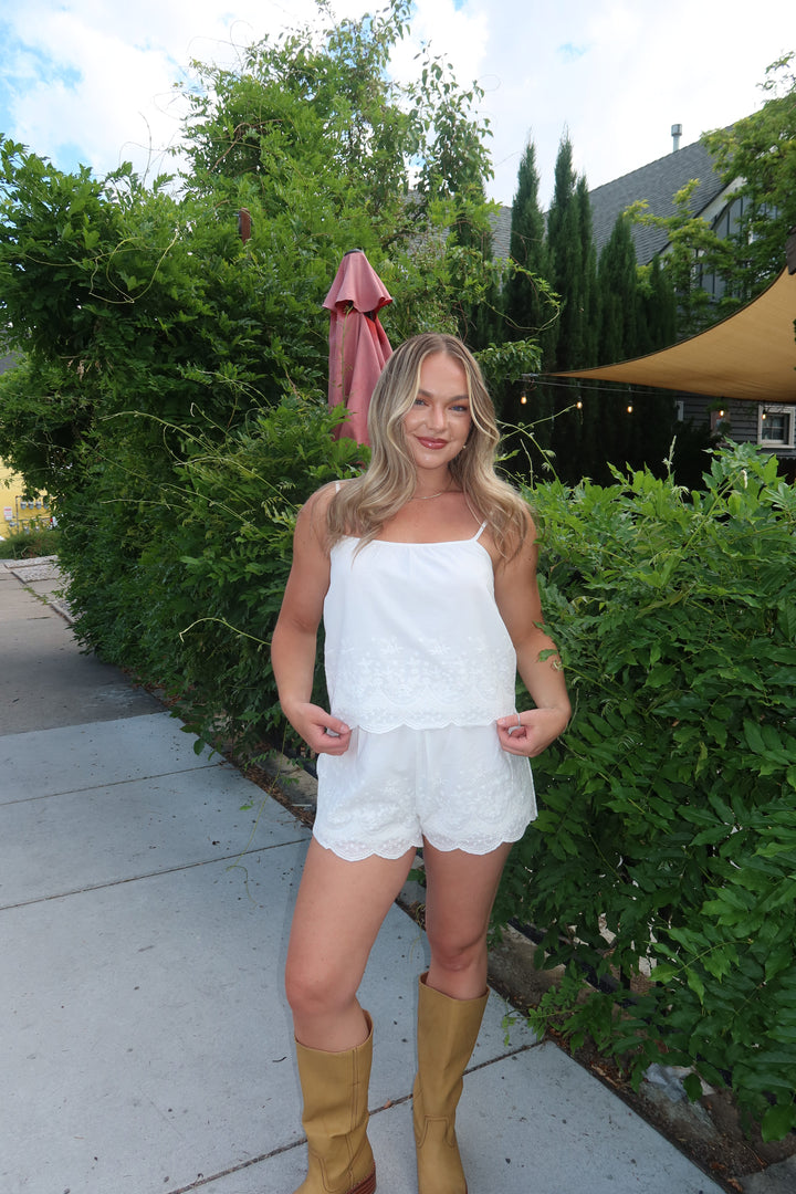 The Avenue Scallop Shorts