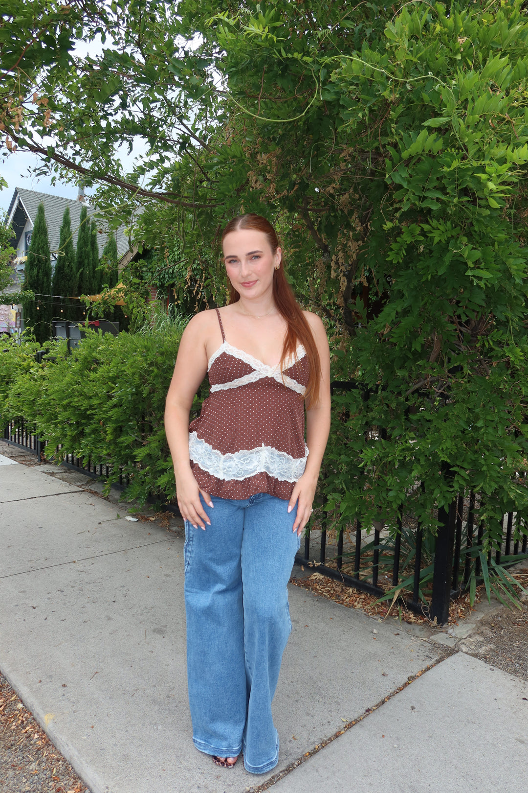 The Emmara Cami — Brown