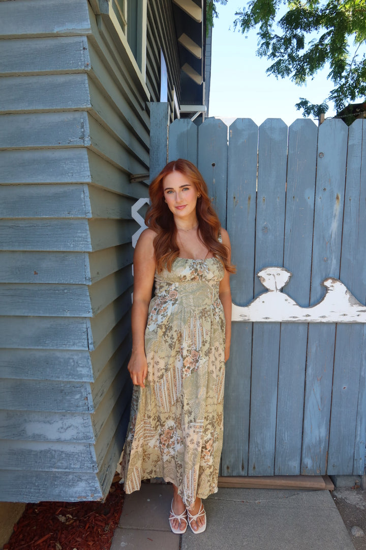 The Renaissance Corset Midi Dress
