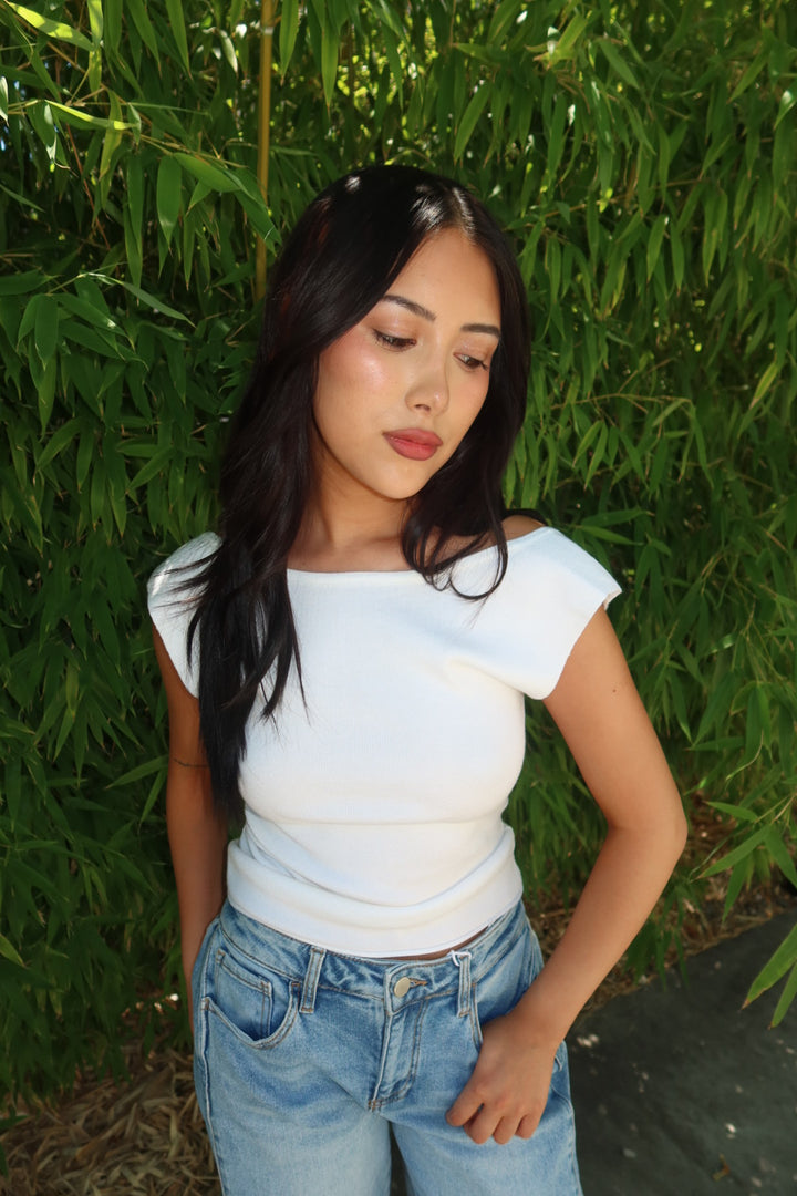 Bridgett Boat Neck Top