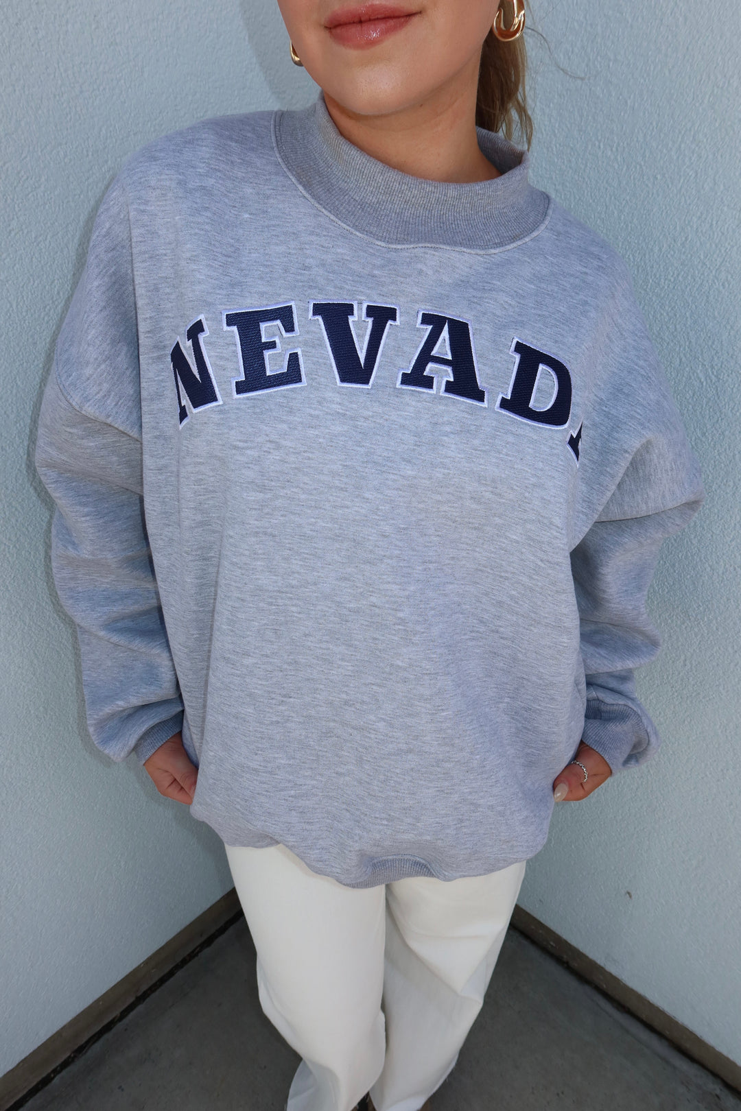 NEVADA MOCKNECK SWEATSHIRT