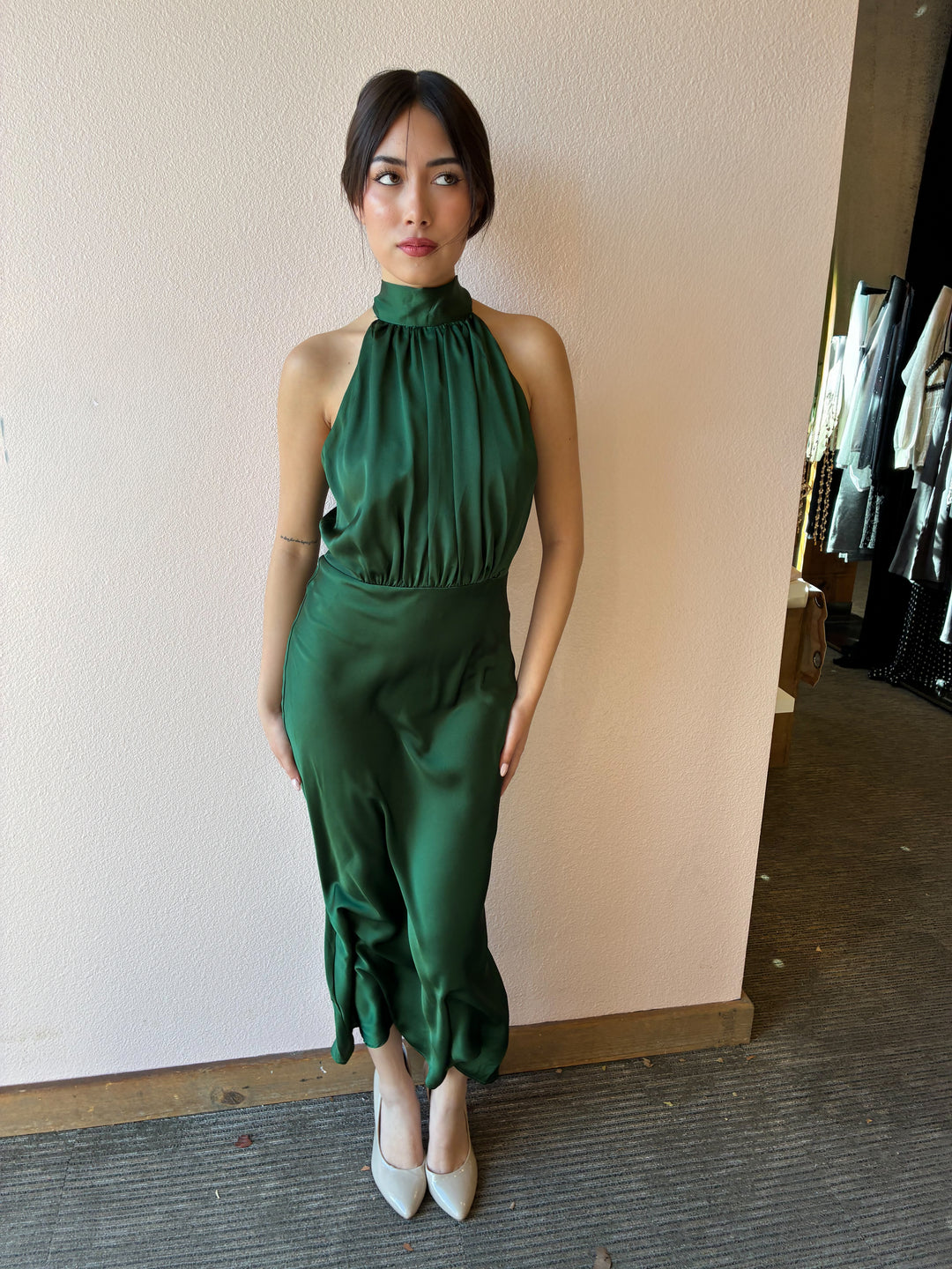 MISTLETOE MIDI DRESS