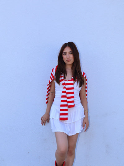 STRIPED CREWNECK SWEATER