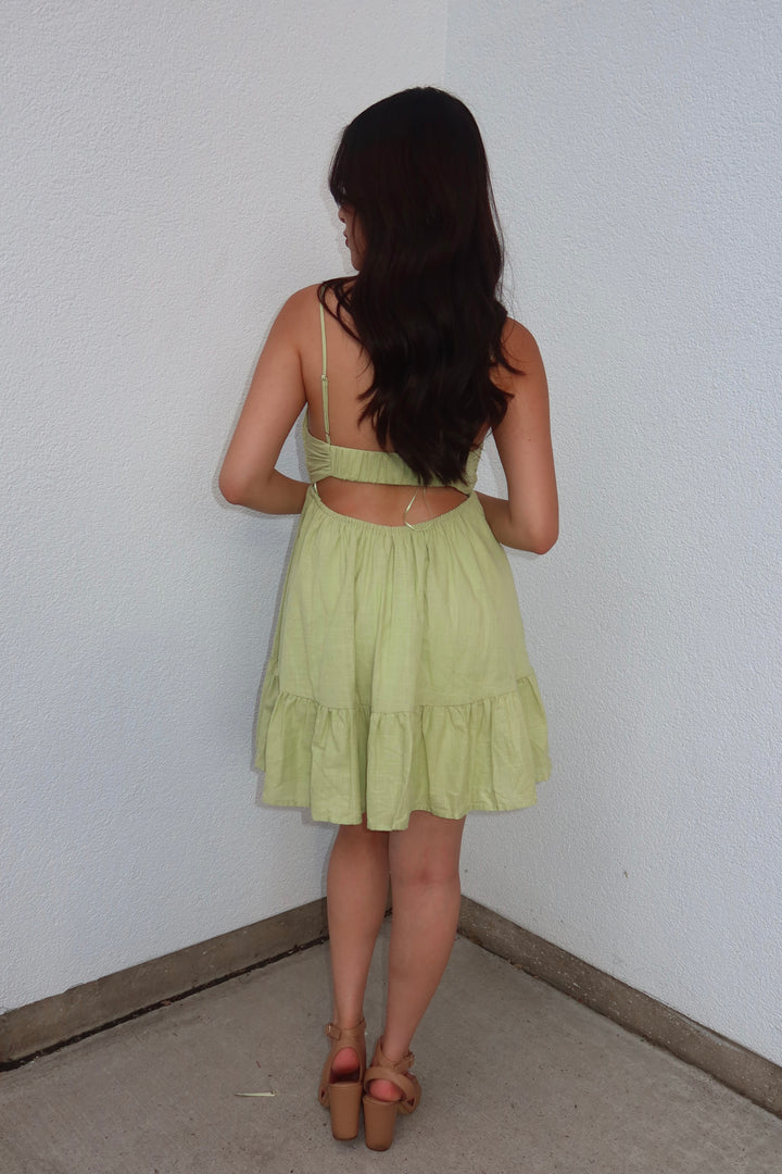 The Garden Party Babydoll Mini Dress