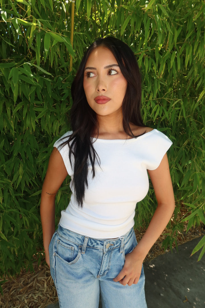 Bridgett Boat Neck Top