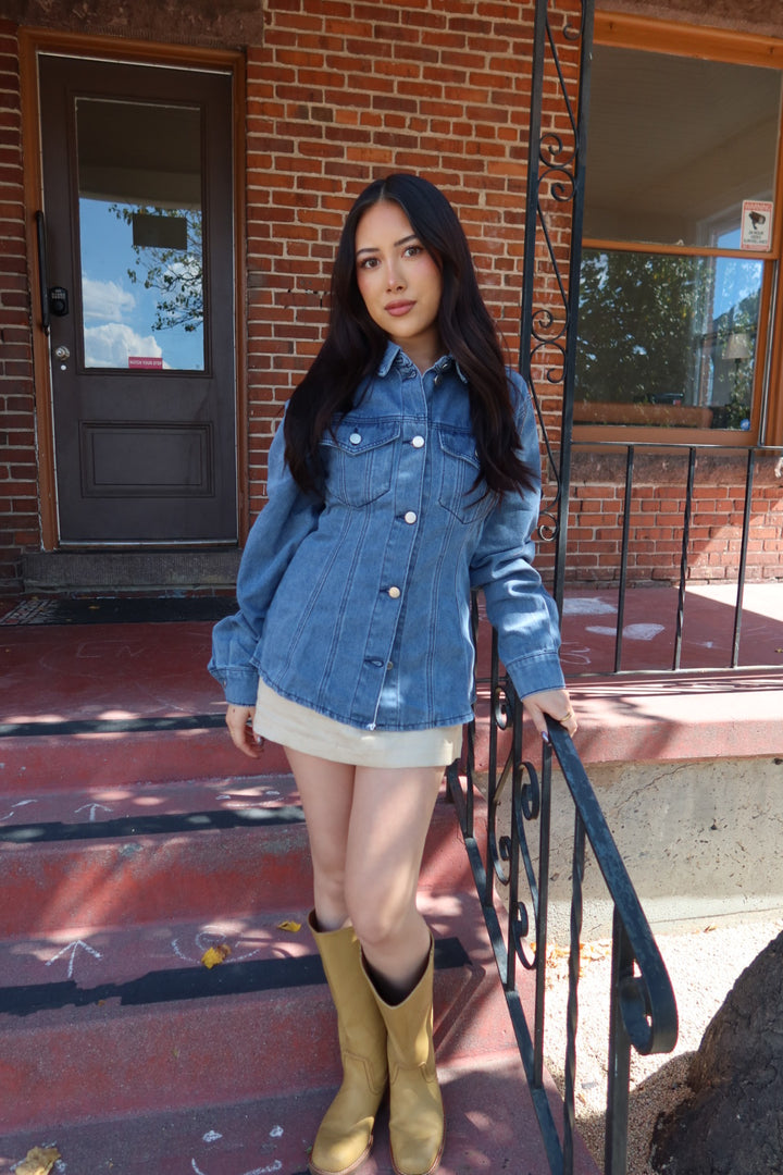 Darla Tailored Denim Jacket