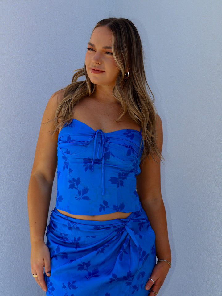 AZURE BLOOM TOP