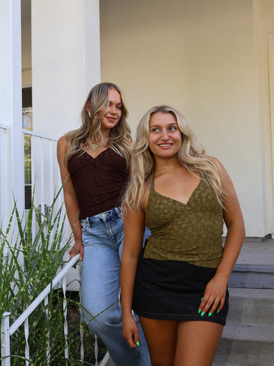 PAEONIA HALTER TOP