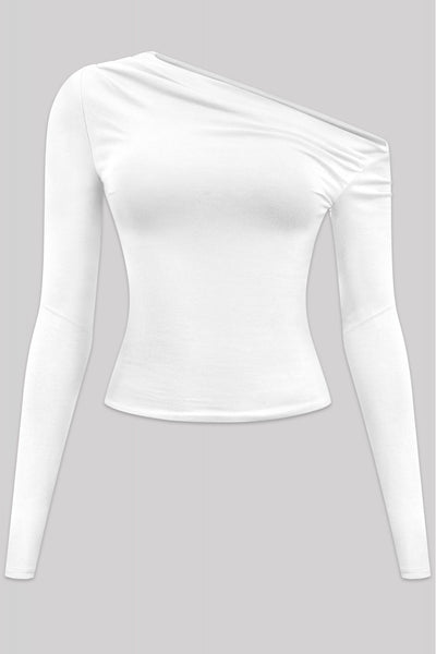 ARTHIE ASYMETRICAL LONG SLEEVE TOP