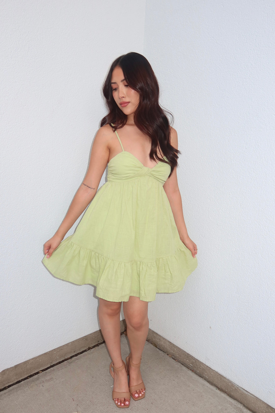 The Garden Party Babydoll Mini Dress