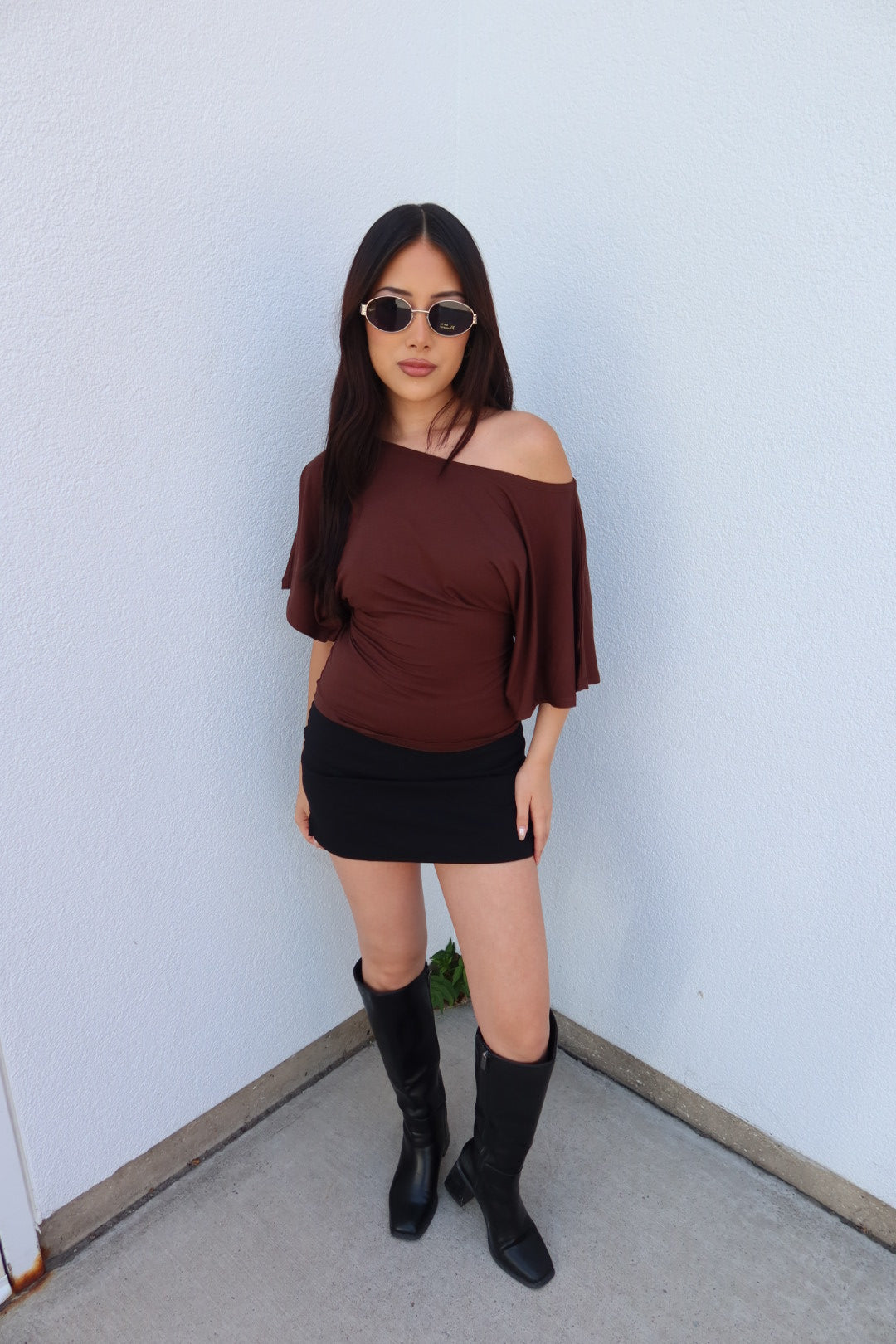 Lana Boat Neck Tie Back Knit Top
