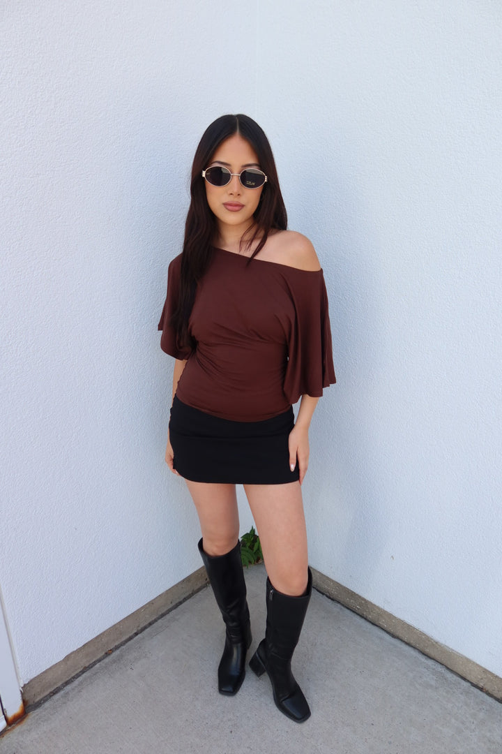Lana Boat Neck Tie Back Knit Top