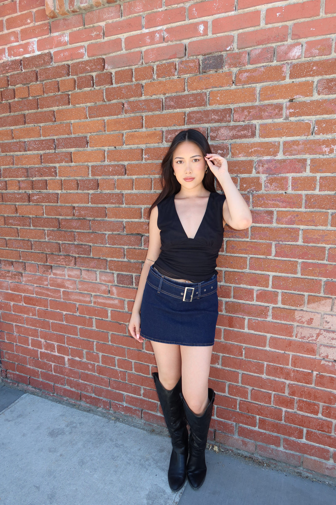 The Indigo Mini Skort