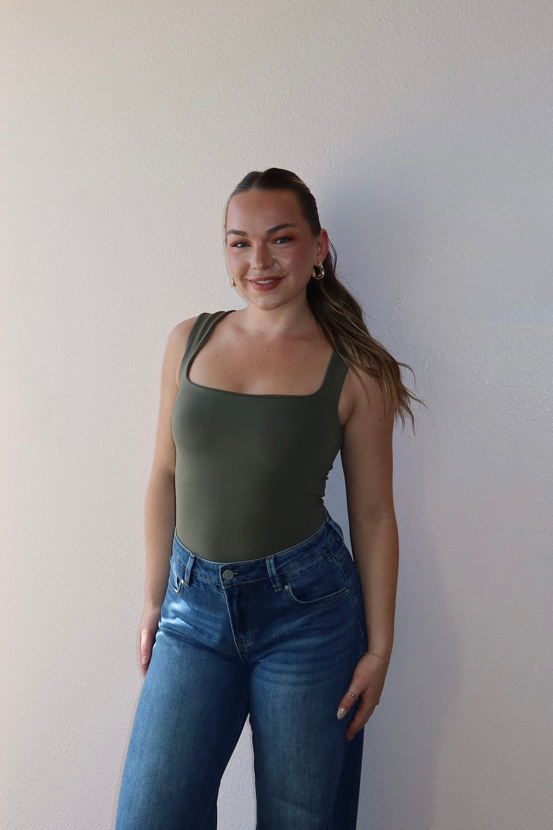 SQUARE NECK TANK BODYSUIT