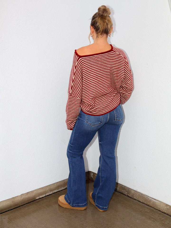 HALLIN STRIPE CARDIGAN