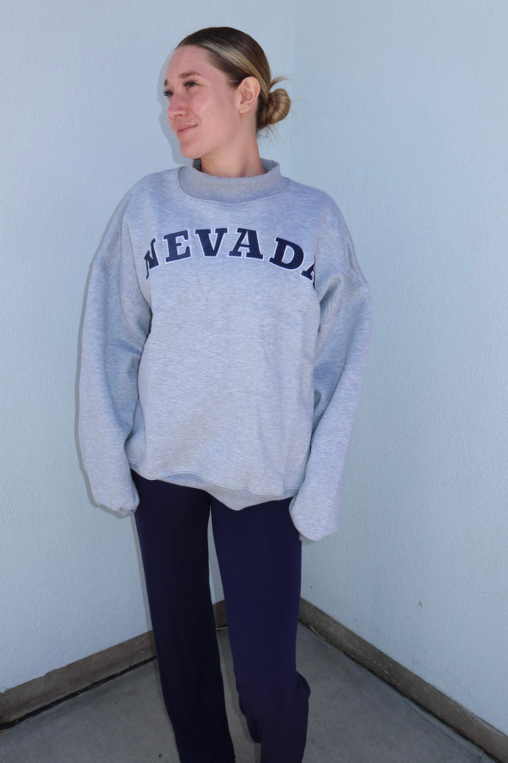 NEVADA MOCKNECK SWEATSHIRT