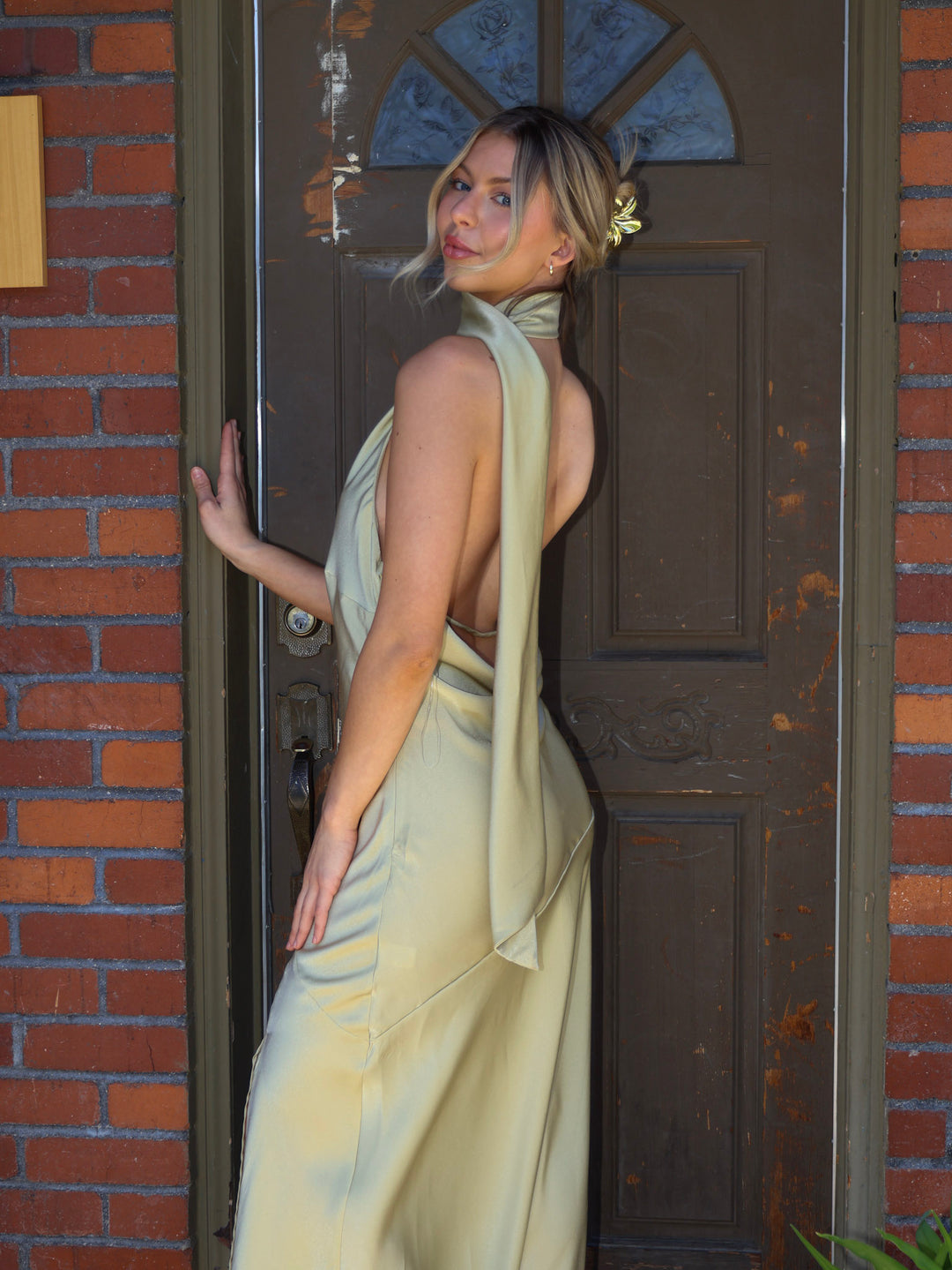 SELENE SATIN MAXI DRESS