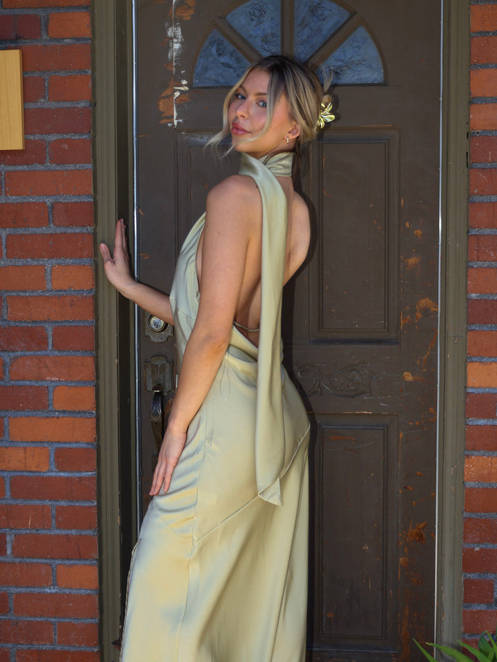 SELENE SATIN MAXI DRESS
