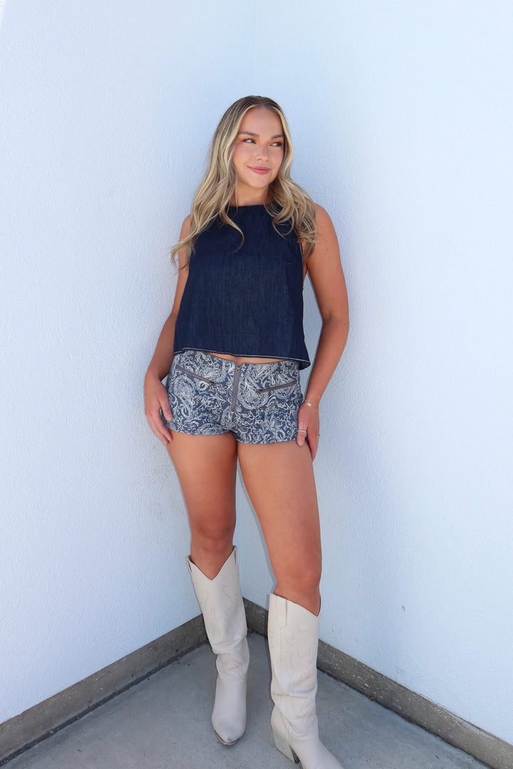 The Dawn Paisley Shorts