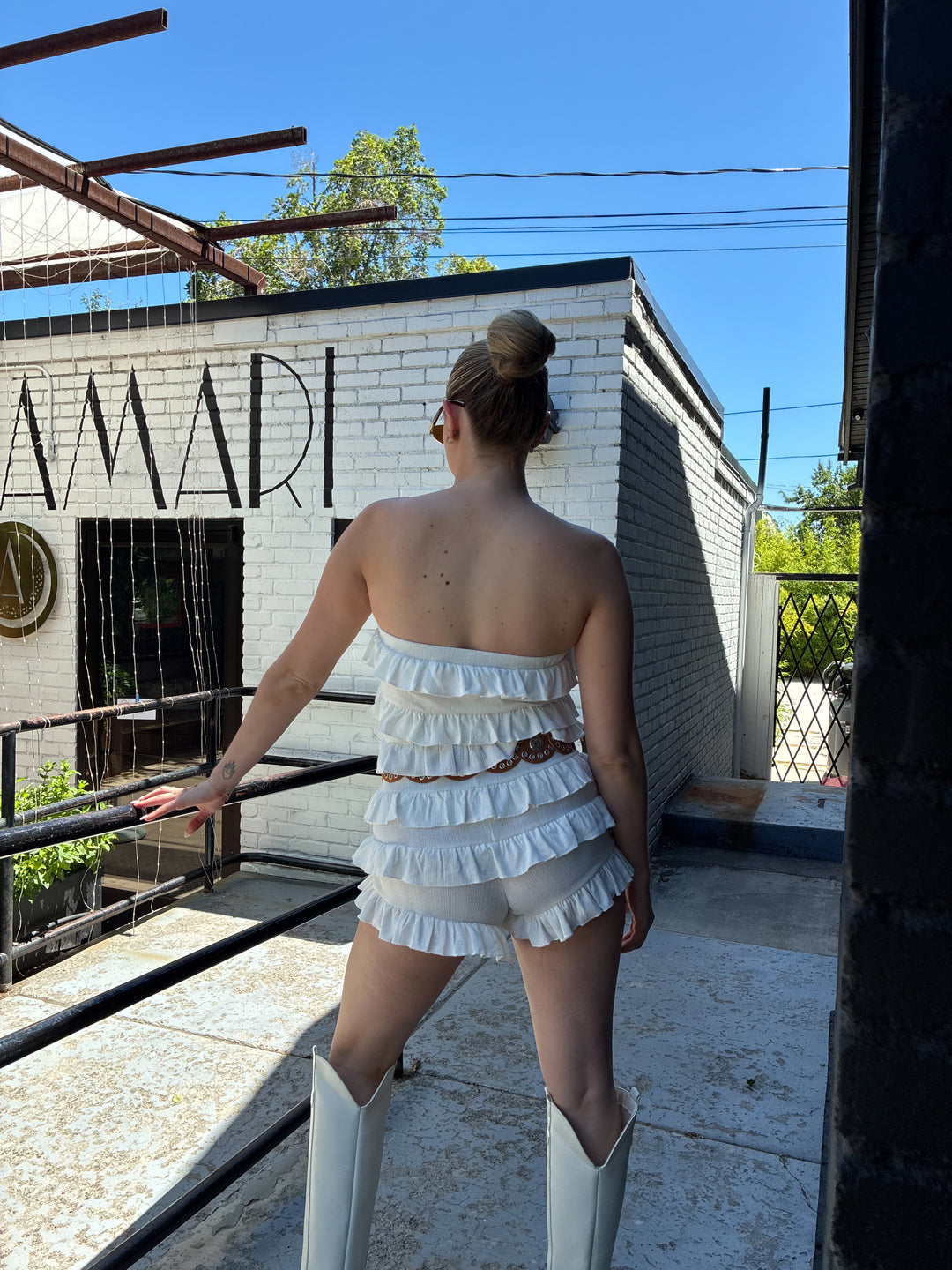 RUFFLE ME UP ROMPER