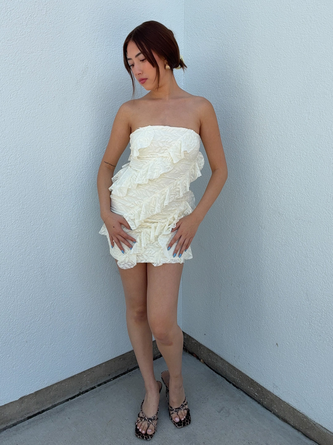 RELINA RUFFLE DRESS