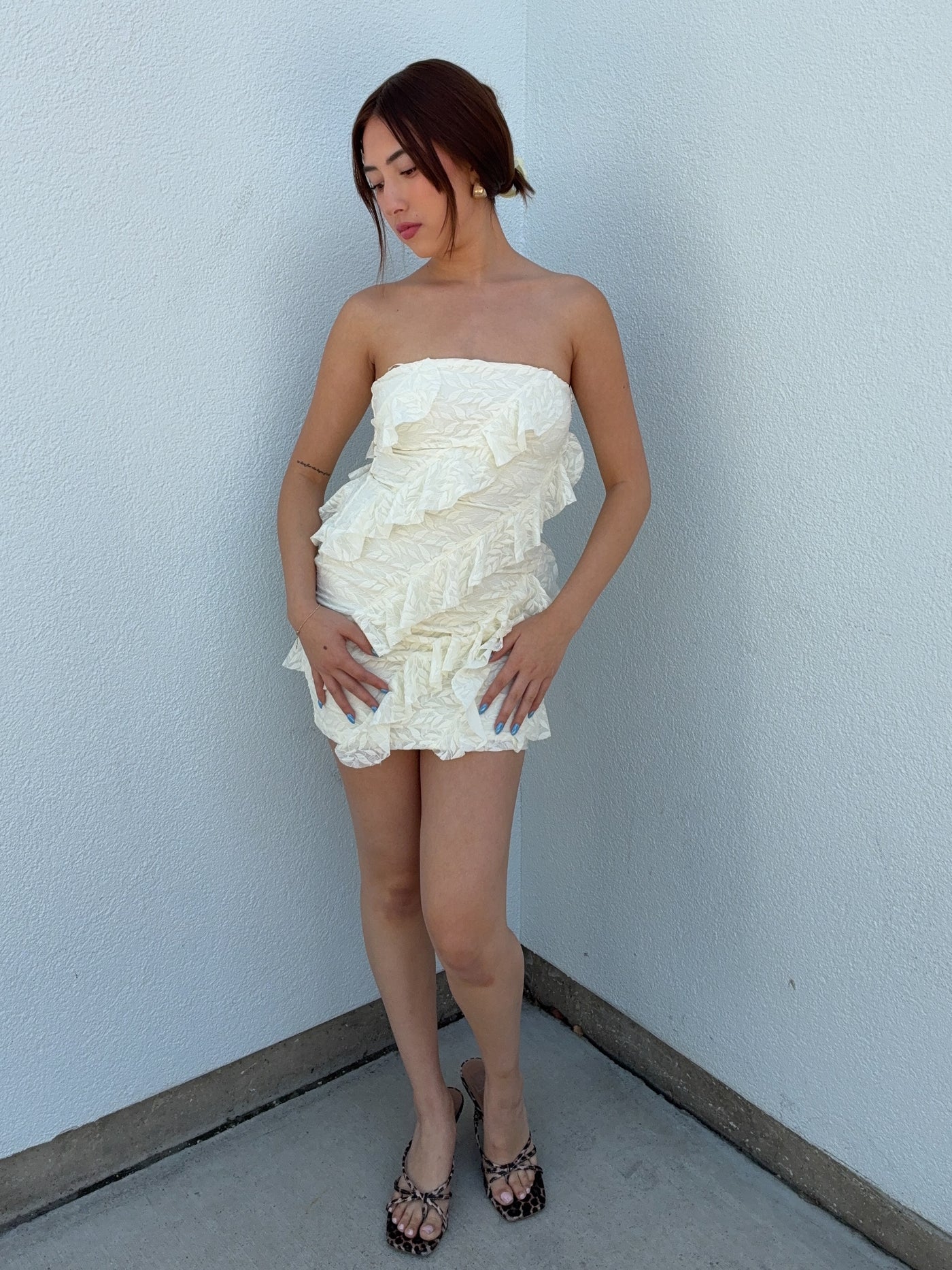 RELINA RUFFLE DRESS